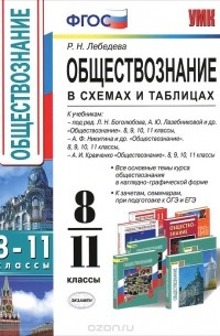Рената Лебедева - Обществознание в схемах и таблицах. 8-11 классы