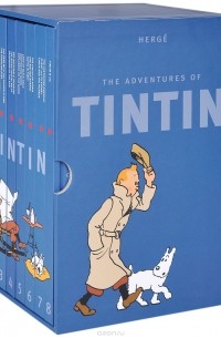 Herge - The Adventures of Tintin (комплект из 8 книг)