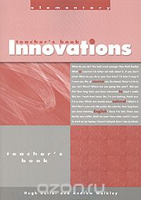  - Innovations: Elementary: Teacher's Book