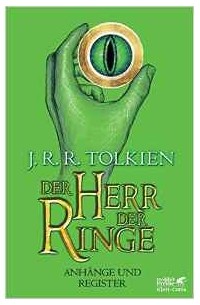 J.R.R. Tolkien - Der Herr der Ringe - Anhänge und Register
