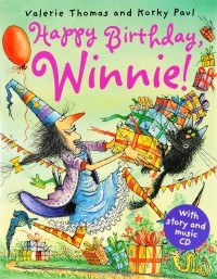Valerie Thomas,  Korky Paul - Happy Birthday Winnie! (paperback and CD)