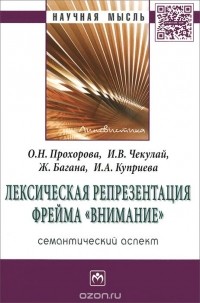  - Лексическая репрезентация фрейма "внимание". Семантический аспект