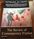  - The Review of Contemporary Fiction : Vol. VIII, #3 : The Novelist as Critic