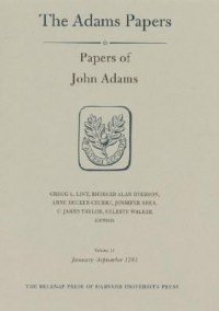 John Adams - Papers of John Adams, Volume 11: January–September 1781