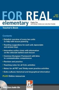  - For Real Elementary Teacher's Book + 3 Class CDs + Interactive Book DVD-ROM