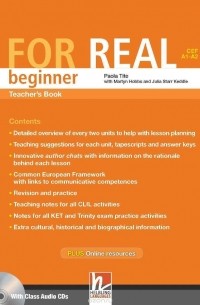  - For Real Beginner Teacher's Book + 3 Class CDs + Interactive Book DVD-ROM