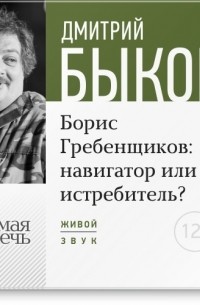 Дмитрий Быков - Лекция «Борис Гребенщиков: навигатор или истребитель?»