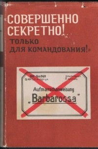 В. И. Дашичев - "Совершенно секретно! Только для командования!" Стратегия фашистской Германии в войне против СССР. Документы и материалы