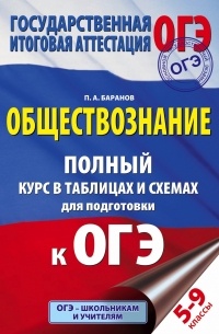 Петр Баранов - Обществознание. Полный курс в таблицах и схемах для подготовки к ОГЭ. 5-9 классы