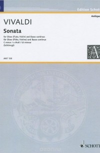 Антонио Вивальди - Antonio Vivaldi: Sonata C Minor for Oboe (Flute, Violin) and Basso Continuo