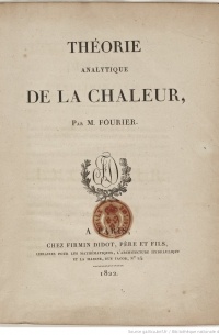 Фурье Ж. Б. Ж. - Théorie analytique de la chaleur