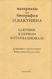 Вячеслав Полонский - Материалы биографии М. Бакунина. Бакунин в первом Интернационале. Том 3