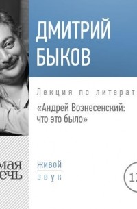 Дмитрий Быков - Лекция «Андрей Вознесенский: что это было»