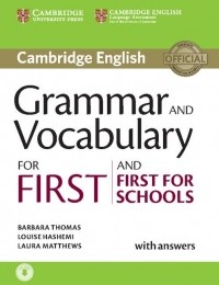  - Grammar and Vocabulary for First and First for Schools Book with Answers