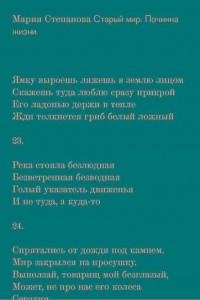 Мария Степанова - Старый мир. Починка жизни