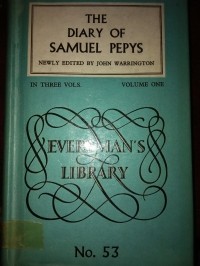 Сэмюэл Пипс - The Diary of Samuel Pepys in three vols. Volume one