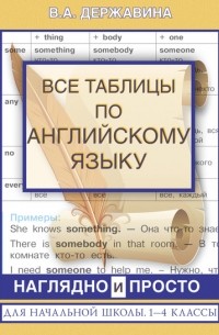 Державина В.А. - Все таблицы по английскому языку для начальной школы. 1–4 классы
