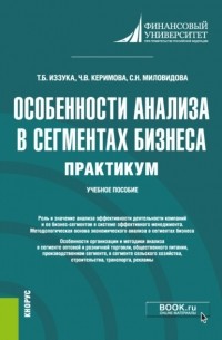 Чинара Керимова - Особенности анализа в сегментах бизнеса. Практикум. . Учебное пособие.