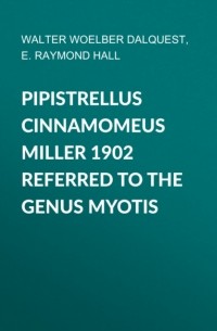 E. Raymond Hall - Pipistrellus cinnamomeus Miller 1902 Referred to the Genus Myotis