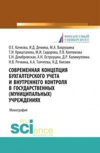 Елена Николаевна Домбровская - Современная концепция бухгалтерского учета и внутреннего контроля в государственных . Монография.