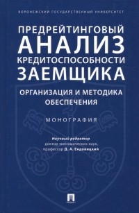  - Предрейтинговый анализ кредитоспособности заемщика. Организация и методика обеспечения