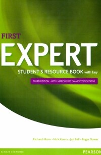 Expert. First. Student's Resource Book + Key. B2