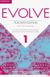  - Evolve. Level 1. Teacher's Edition with Test Generator