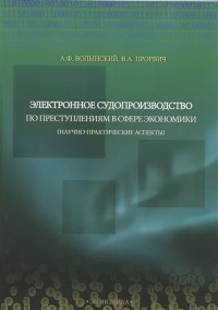  - Электронное судопроизводство по преступлениям в сфере экономики научно-практические аспекты Монография