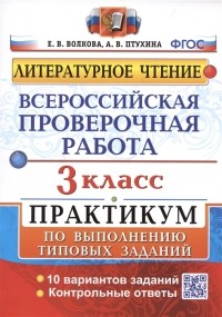  - Всероссийская проверочная работа Литературное чтение 3 класс Практикум по выполнению типовых заданий