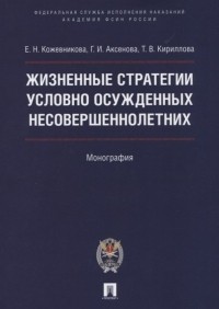  - Жизненные стратегии условно осужденных несовершеннолетних. Монография