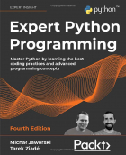  - Expert Python Programming: Master Python by learning the best coding practices and advanced programming concepts