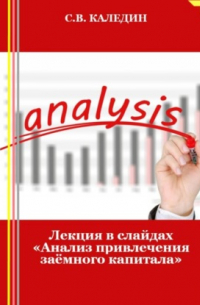 Сергей Каледин - Лекция в слайдах «Анализ привлечения заёмного капитала»