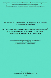 Проблемы и развитие бюджетно-налоговой системы общественного сектора эксклавного региона России