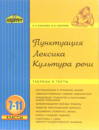  - Пунктуация. Лексика. Культура речи. (Таблицы и тесты)