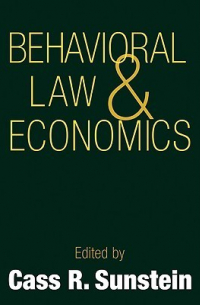 Касс Санстейн - Behavioral Law and Economics