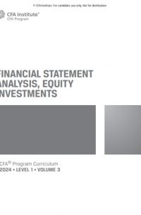 Willey - CFA Curriculum 2024 Level 1 Volume 3