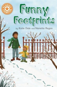 Reading champion: funny footprints