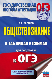 Петр Баранов - ОГЭ. Обществознание в таблицах и схемах