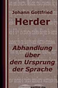 Abhandlung über den Ursprung der Sprache