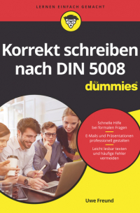 Korrekt schreiben nach DIN 5008 für Dummies