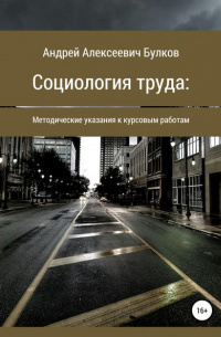 Андрей Алексеевич Булков - Социология труда: Методические указания к курсовым работам