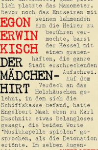 Эгон Эрвин Киш - Der Mädchenhirt – Ein Milieuroman