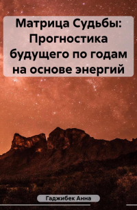 Анна Гаджибек - Матрица Судьбы: Прогностика будущего по годам на основе энергий