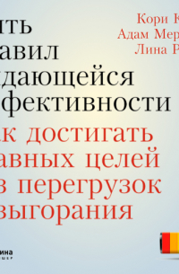  - Пять правил выдающейся эффективности: Как достигать главных целей без перегрузок и выгорания