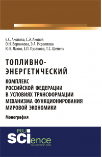  - Топливно-энергетический комплекс Российской Федерации в условиях трансформации механизма функционирования мировой экономики. (Аспирантура, Магистратура). Монография.