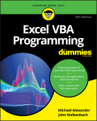  - Excel VBA Programming For Dummies